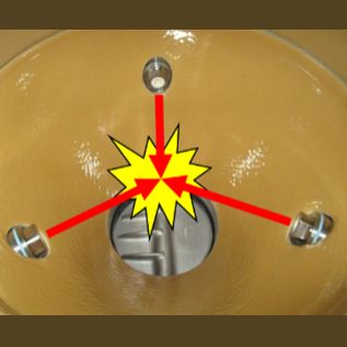 ジェットミル 粉砕ノズル圧縮ガス